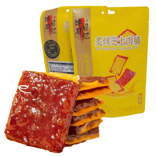馋厨日记 炙烤芝士肉脯 原味 80g
