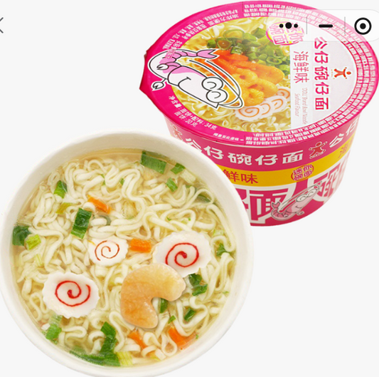 公仔 迷你海鲜面34g